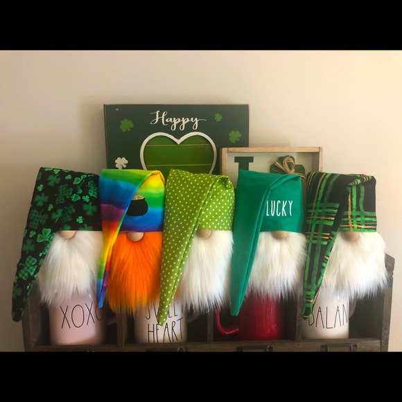 Handcrafted St. Patrick’s Day gnomes - Picture 1 of 6
